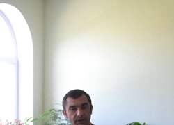 Конференцію відкриває начальник відділу охорони та умов праці управління праці та соціального захисту населення Олександр Пустовий